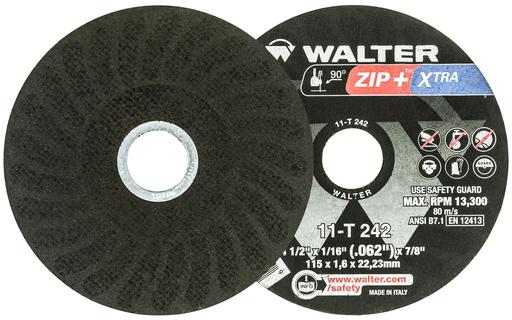 4-1/2 X 1/16 ZIP C/O WHEEL