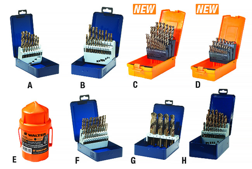 #29 SST QUICK SHANK DRILL BIT SET/PLASTIC BOX