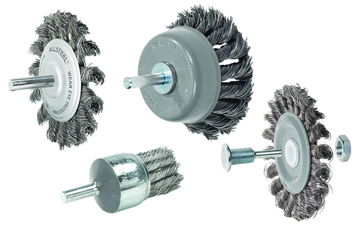 ALLSTEEL 1-1/8" MTD END BRUSH KNOT TWIST