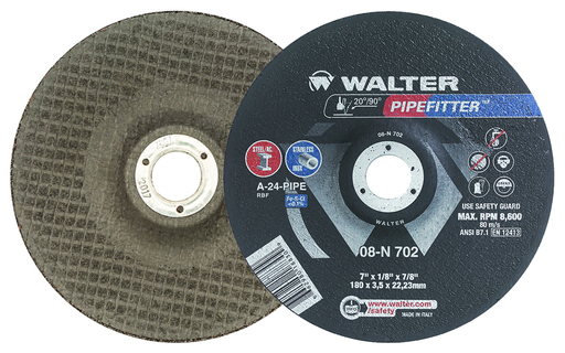 PIPEFITTER™ Grinding Wheel 7 X 1/8" PK 25