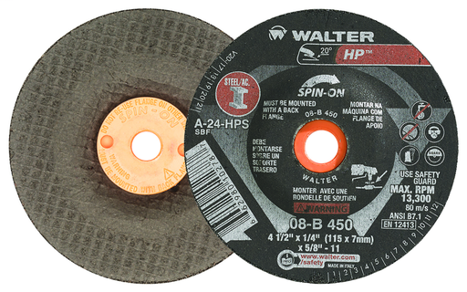 4-1/2X1/4X7/8 GRINDING WHEEL