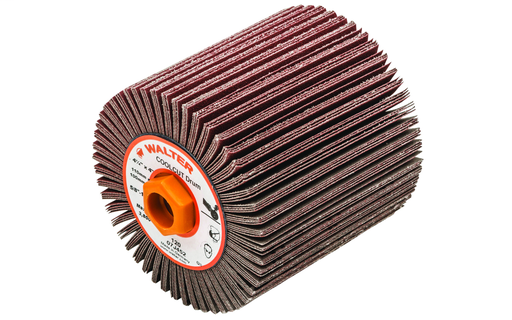 4-1/4 X 4 120 GRIT FLAP DRUM