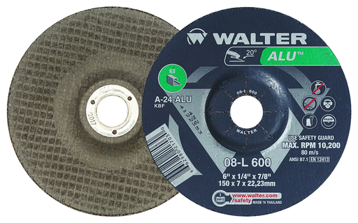 ALU™ Grinding Wheel 6 X 1/4" A24 PK 25