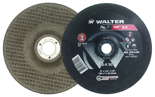 HP XX™ Grinding Wheel 9 X 1/4" TYPE28 PK 25