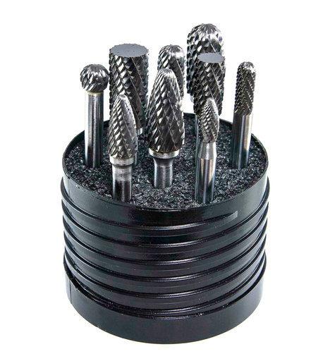 10 PC SET CARBICE BURR DOUBLE