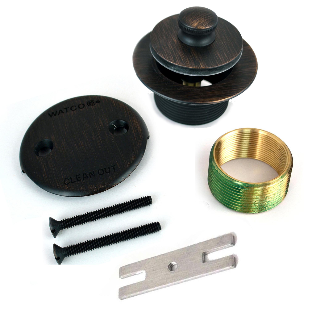 PUSH PULL® Trim Kit, 1.625-16 x 1.25 body, #38101 Bushing, Rubbed Bronze