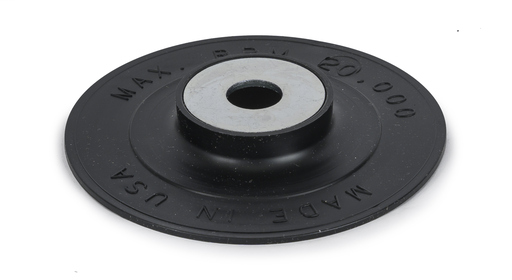 4-1/2 Polymer Backing Plate W/O Nut - Medium