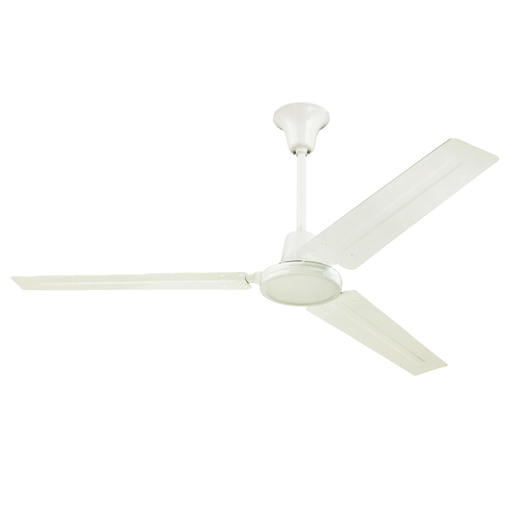 Product image for WEST 7840900 Industrial 56-Inch Ceiling Fan, White (Wall Control Included)