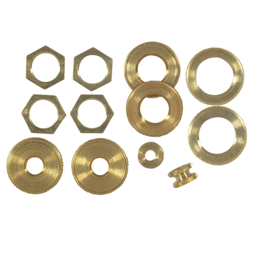 Product image for WEST 7015300 12 Assorted Locknuts 7