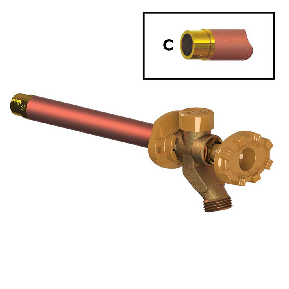 Model 19 Wall Faucet C Inlet 10 Inch