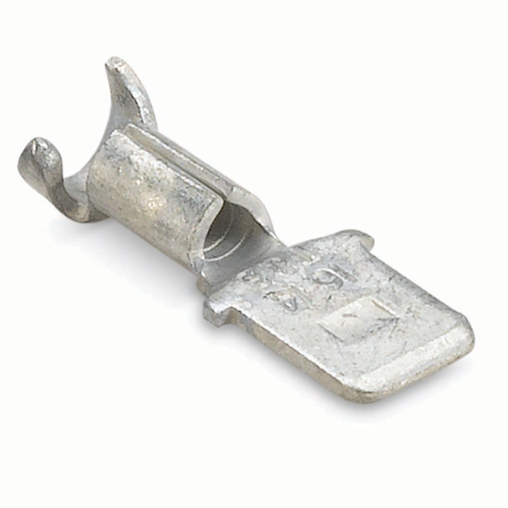 Product image for Thomas & Betts B14-250T 20 to 14 AWG Electrotinned Brass Non-Insulated Male Disconnect