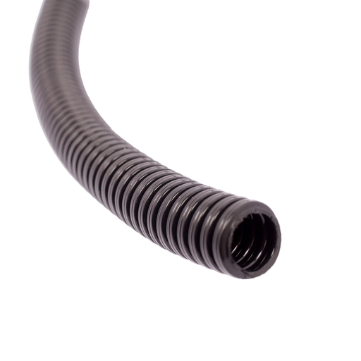 Plastic Conduit, 0.65" ID, NC20 Trade Size, Nylon, Black