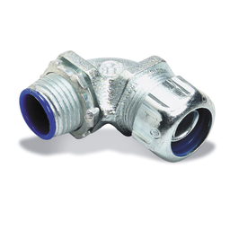 Product image for Thomas & Betts 5352 1/2" 90deg Liquidtight Angle Connector, Insulated Steel