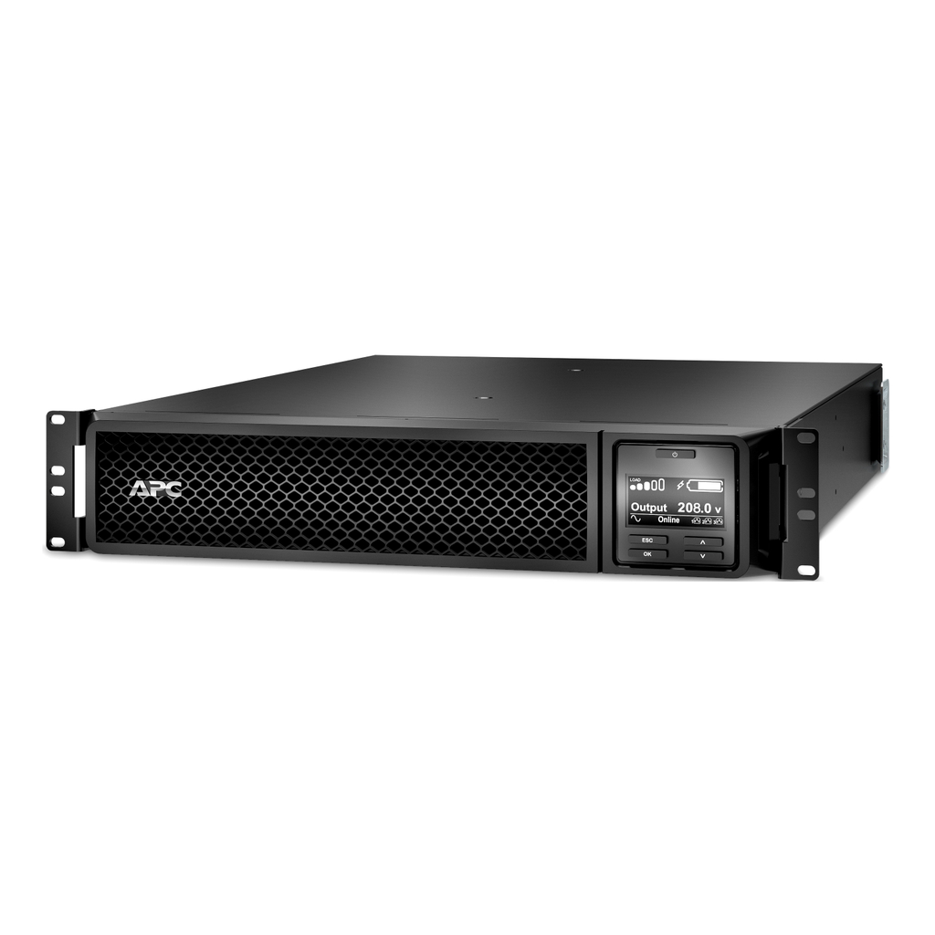 Mayer-DDS-APC Smart-UPS On-Line, 3kVA, Rackmount 2U, 208V, 2x L6-20R+1x L6-30R NEMA outlets, SmartSlot, Extended runtime, W/ rail kit-1