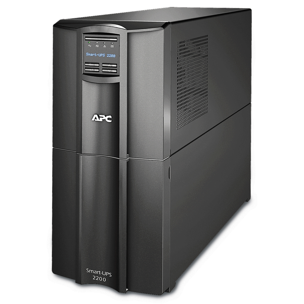 Mayer-DDS-APC Smart-UPS, Line Interactive, 2200VA, Tower, 120V, 8x NEMA 5-15R+2x NEMA 5-20R outlets, SmartConnect Port+SmartSlot, AVR, LCD-1