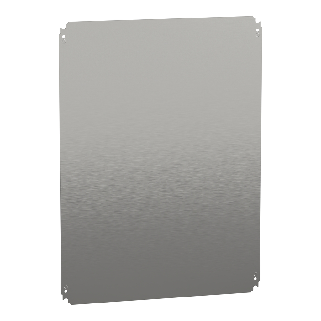 Mayer-DDS-Plain mounting plate H800xW600mm made of galvanised sheet steel-1