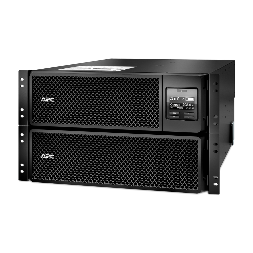 Mayer-DDS-APC Smart-UPS On-Line, 10kVA/10kW, Rackmount 6U, 208V, 6x L6-30R NEMA outlets, Network Card+SmartSlot, Extended runtime, W/ rail kit-1