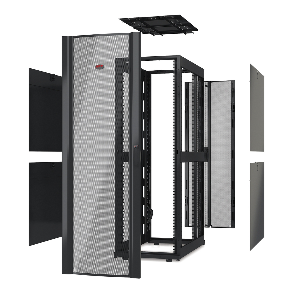 Mayer-DDS-APC NetShelter SX, Server Rack Enclosure, 42U, without Doors, Black, 1991H x 600W x 1070D mm [TAA]-1