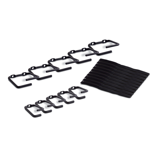 Mayer-DDS-APC NetShelter Cable Management, Rings, Set of 5 small and 5 large, Black-1