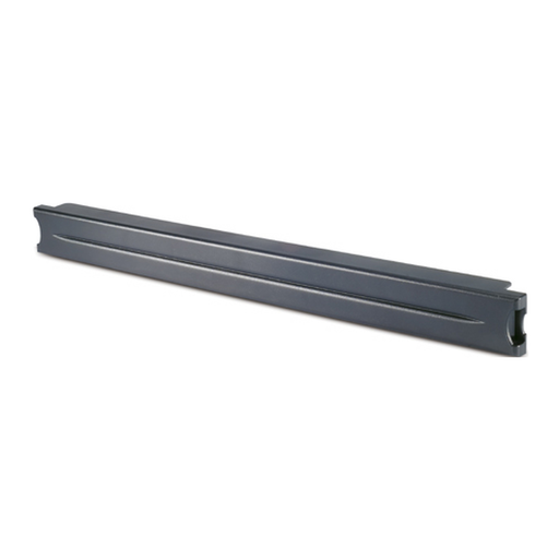 Mayer-DDS-1U 19" Black Modular Toolless Airflow Management Blanking Panel - Qty 10-1
