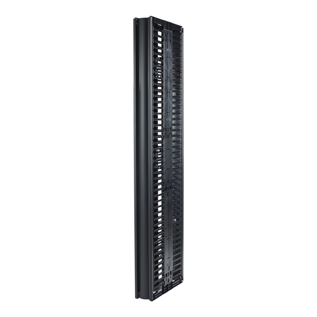 Mayer-DDS-Valueline, Vertical Cable Manager for 2 & 4 Post Racks, 84"H X 6"W, Double-Sided with Doors-1