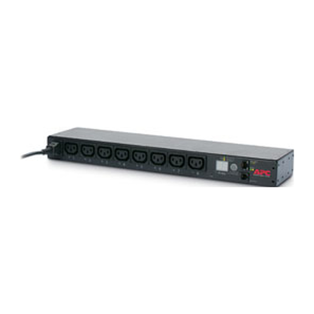Mayer-DDS-APC NetShelter Switched Rack PDU, 1U, 1PH, 2.3kW 230V 10A or 2.5kW 208V 12A, 8 C13 outlets, C14 cord-1