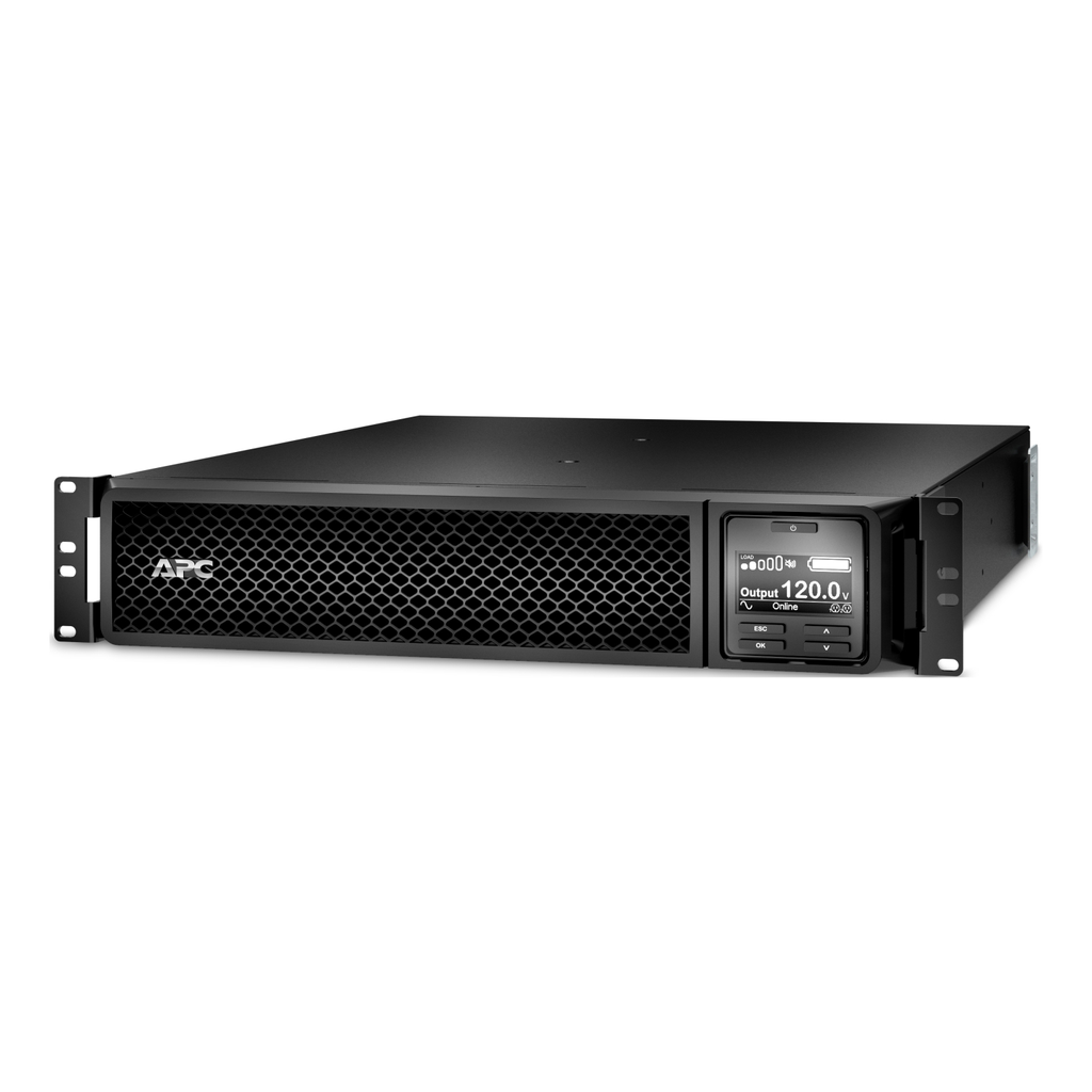 Mayer-DDS-APC Smart-UPS On-Line, 3kVA, Rackmount 2U, 120V, 8x 5-20R+1x L5-30R NEMA outlets, Network Card, Extended runtime, W/ rail kit-1