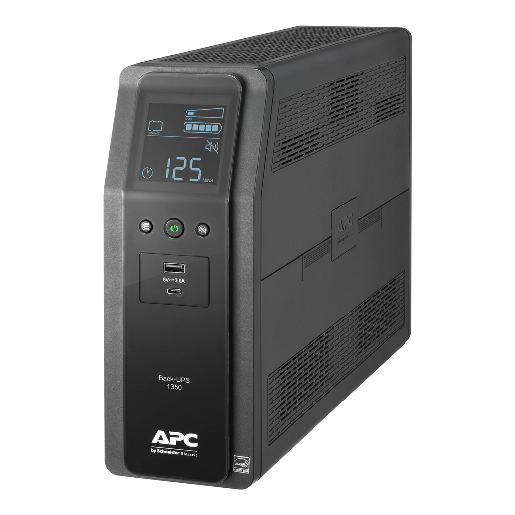 Mayer-DDS-APC Back-UPS Pro 1350VA, Tower, 120V, AVR, LCD, 2 USB charging ports, 10 NEMA outlets (4 surge)-1