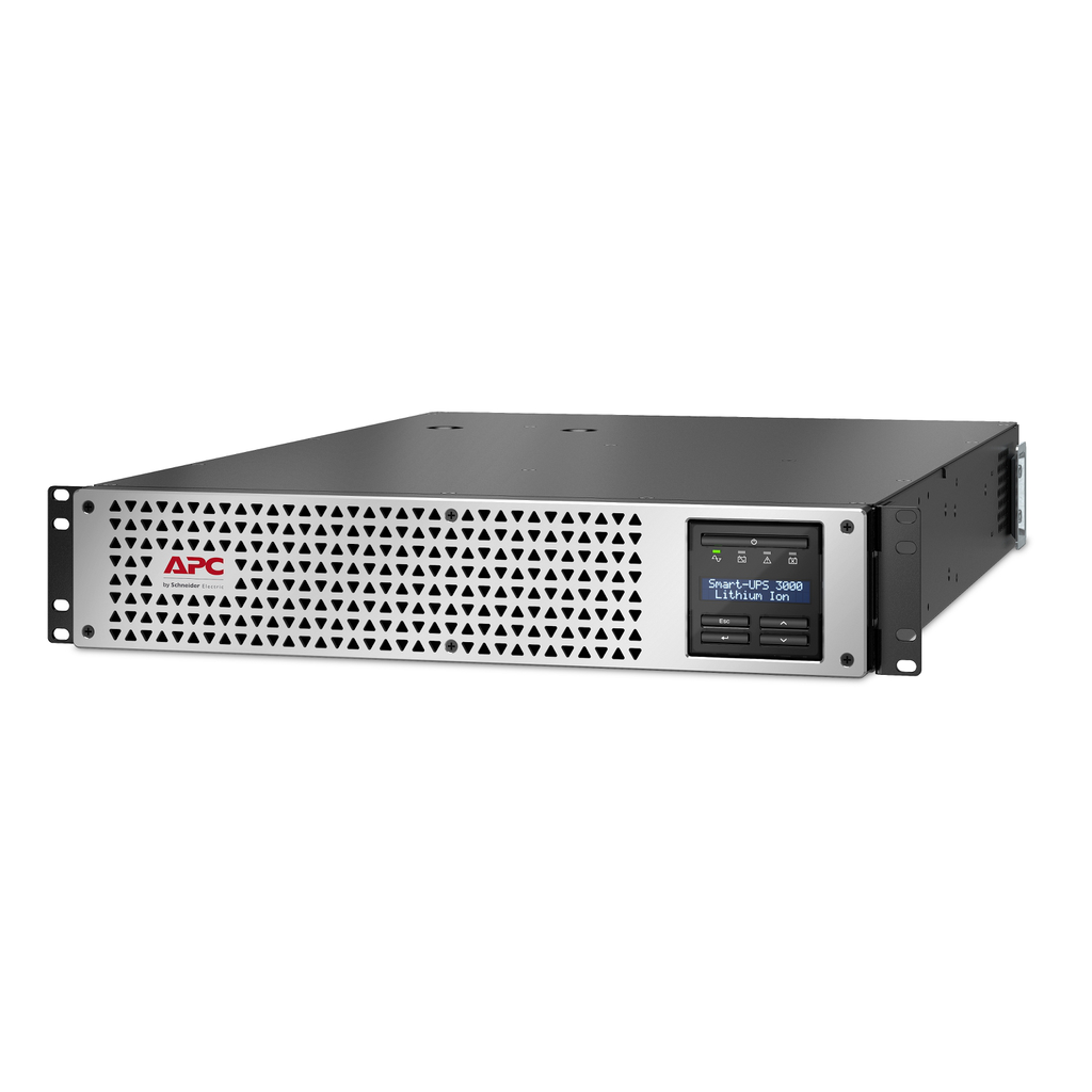 Mayer-DDS-APC Smart-UPS, Line Interactive, 3kVA, Lithium-ion, Rackmount 2U, 120V, 2x NEMA 5-20R+6x NEMA 5-15R outlets, SmartConnect Port+SmartSlot, AVR, LCD-1