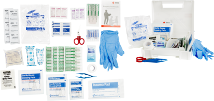 Product image for Cully 23298 First Aid Kit, 10 Person, Meets OSHA Standards