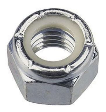 Product image for Cully 70415J 10-24 Nylock Hex Nut, Type 18-8 Stainless Steel, Jar
