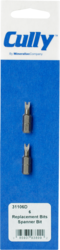 Product image for Cully 31106D #6 Spanner Replacement Bits (2 pack)