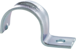 Product image for Minerallac MINE50 Min-E Clip, One Hole Strap, Fits 3/4" Rigid/IMC Conduit & 3/4" Flexible Conduit, Zinc Plated