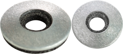 Product image for Cully 40414J 1/4" Sealing Washers, Pre-Galvanized/Rubber, Jar