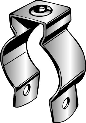 Product image for Minerallac 7S Conduit Hanger, Fits 3" EMT or 3" Rigid/IMC, Type 304 Stainless Steel