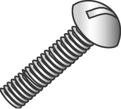 Product image for Cully 52133SSJ 6-32 x 2" Machine Screw, Round Head, Phillips, Type 18-8 Stainless Steel, Jar