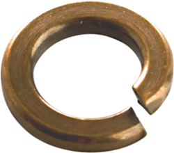 Product image for Cully 42505J #6 Lock Washers, Medium, Silicon Bronze, Jar
