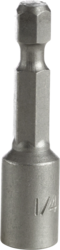 Product image for Minerallac 39024 1/4 x 4" Hex Driver Bits, #6-8 Screw, Magnetic