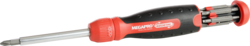 Product image for Minerallac 37020 13-in-1 Ratcheting Screwdriver, Red/Black