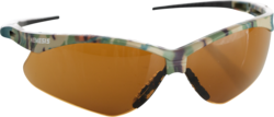 Product image for Cully 19811 Nemesis Safety Glasses, Camouflage Frame with Bronze Lens