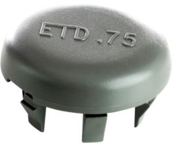 Product image for Cully KO200 2" Non-Metallic Snap-In Knock Out Seal, Grey