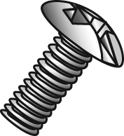 Product image for Cully 52149 10-24 x 3" Machine Screws, Truss Head, Combo Phillips/Slotted, Zinc Plated