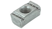 Product image for Minerallac CNN025EG Channel Nut No Spring 1/4".20, Zinc Plated