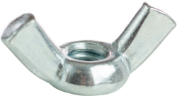 Product image for Cully 41420J 10-32 Wing Nuts, Zinc Plated