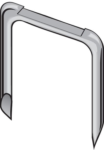 Product image for Minerallac ISE13ZA 1-7/16 x 1-1/16" Non-Insulated Service Entrance Staples, Fits 6/3 Type SEU Cable & 8-3 BX Range Cords, Zinc