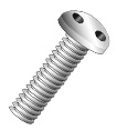 Product image for Cully 22516TPJ 6-32 x 1" Tamperproof Machine Screws, Pan Head, Spanner, Stainless Steel