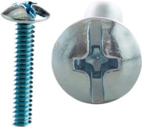 Product image for Cully 39546 6-32 Phillips/Slotted Truss Head Machine Screw Kit, Zinc