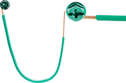 Cully 80007 6-1/2" Grounding Pigtails with Quad Drive Grounding Screw, Insulated, #12 Solid Bare Wire Lead