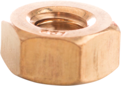 Cully 41125J 1/4"-20 Hex Nut, Silicon Bronze. Jar Package