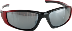 CUL 19120 RPG SLVR MIR LENS BLK/RED